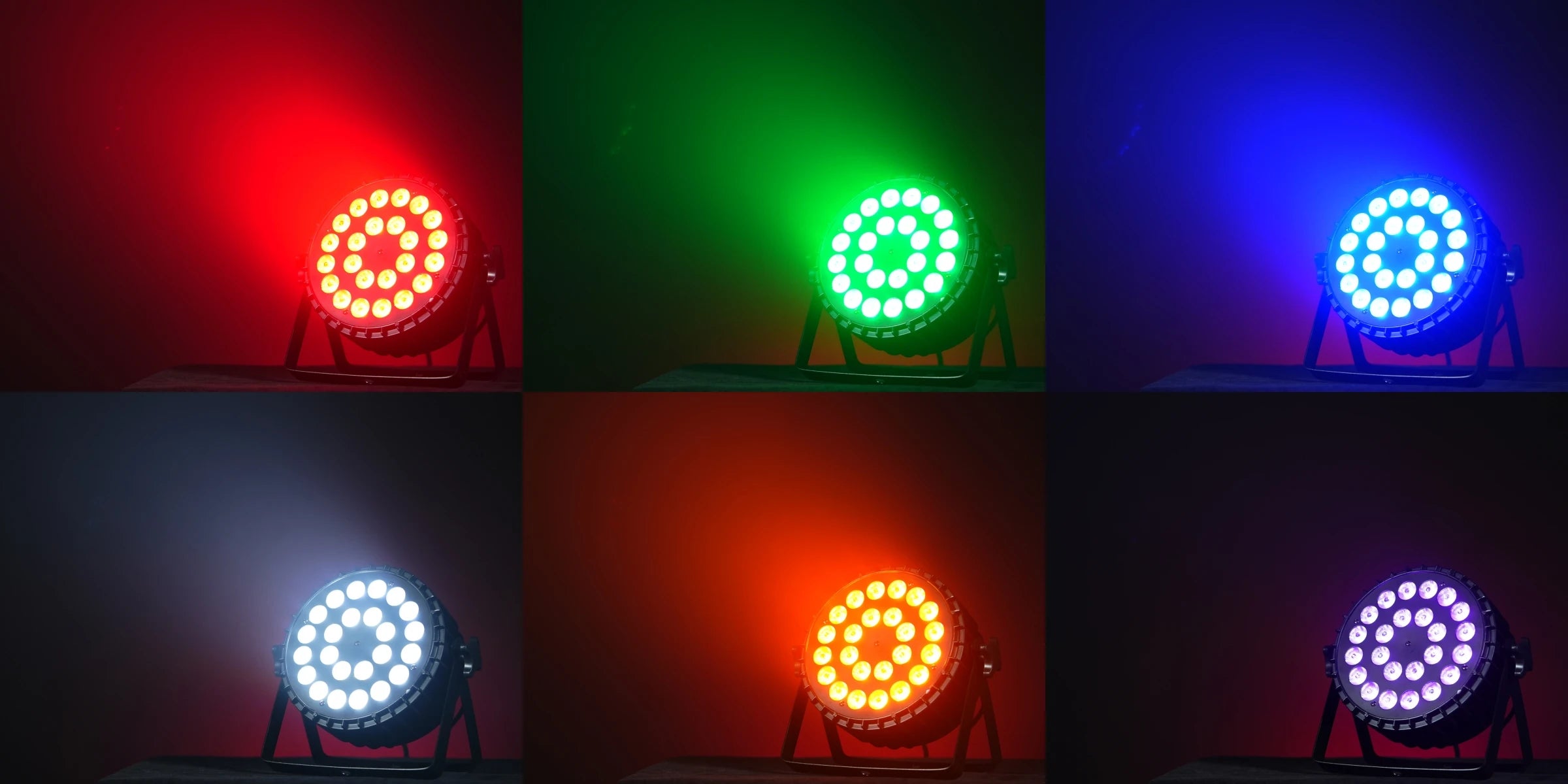 LED Par licht 24x18W RGBWA UV 6in1 led Bühne licht beruf Bühne beleuchtung Aluminium gehäuse dj waschen licht