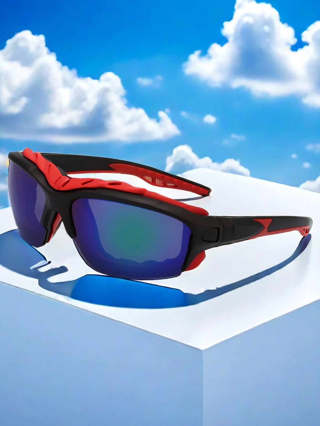 Ein Paar Outdoor-Sonnenbrillen, Outdoor-Sportbrillen für Herren, Fahrrad-Sonnenbrillen, Reitbrillen, Schwammbrillen zum Windschutz