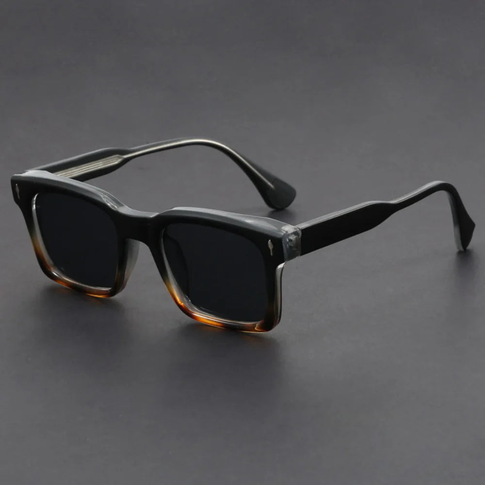 Sonnenbrille Mann Polarisierte Sonnenbrille Frau Luxus Marke Vintage Acetat Rahmen Grün Fahrer Brille
