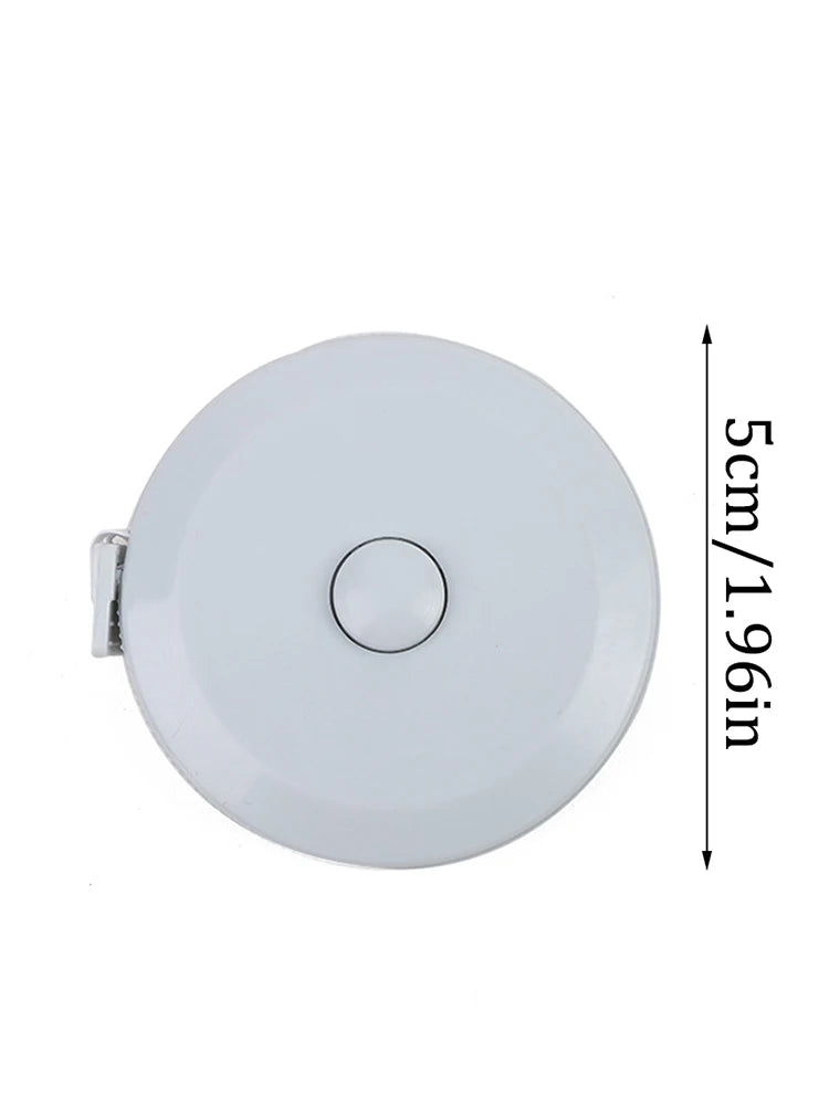 1PC/15PCS 1,5 m Kleines Maßband Tragbare Student Weiches Leder Drei Messung Kleidung Automatische Recycling