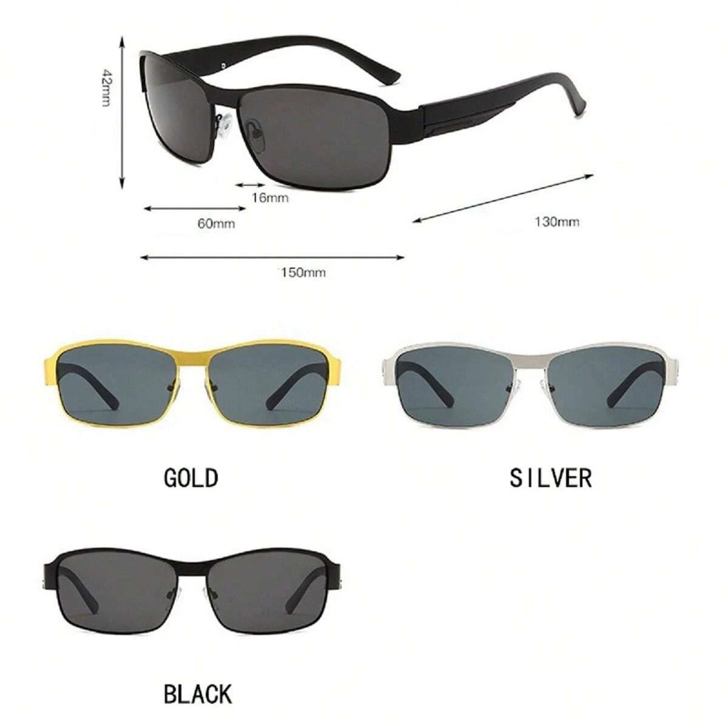 Sonnenbrille für Männer, Tag- und Nachtsicht, Fahren, Angeln, polarisiert, Anti-UV-Trend, Sonnenbrille für Männer, Glas, authentischer Sonnenschutz, Su