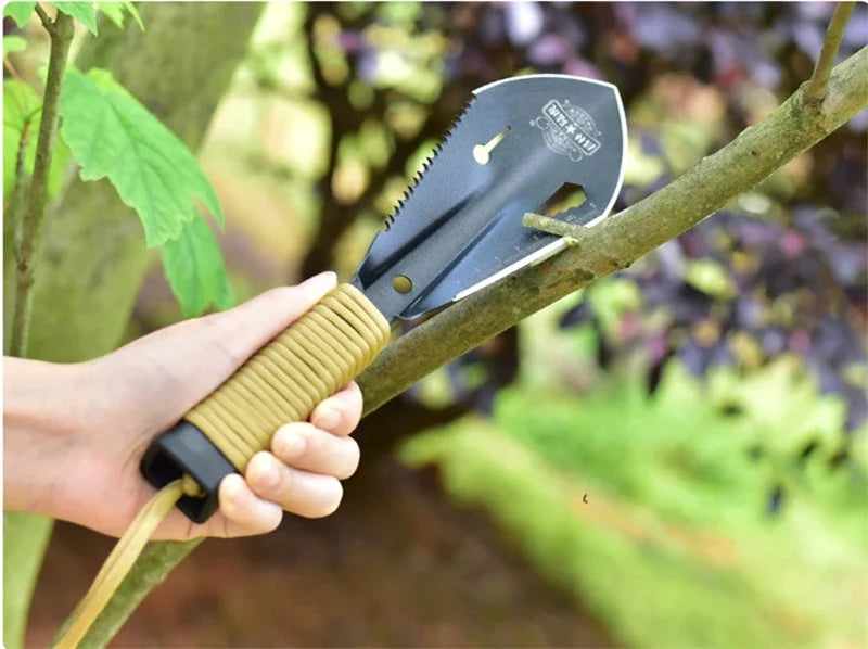 Multifunktionale Garten Schaufel Sägezahn Hex Wrench Graben Kelle Messer Speer Garten Bonsai Spaten Werkzeug Überleben Military Schaufel