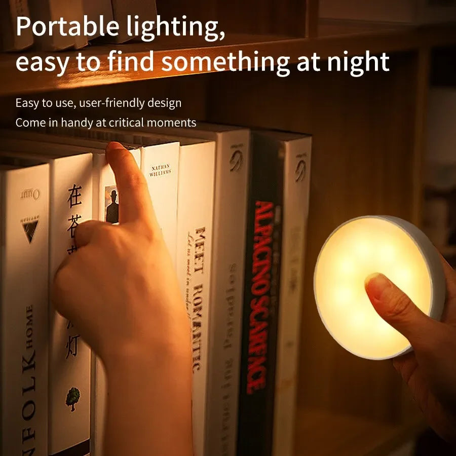 LED-Unterschrankleuchten mit Bewegungsmelder, Nachtlicht, wiederaufladbar, kabellose USB-Lampe für Treppen, Schrank, Küche, Schlafzimmer, Flur
