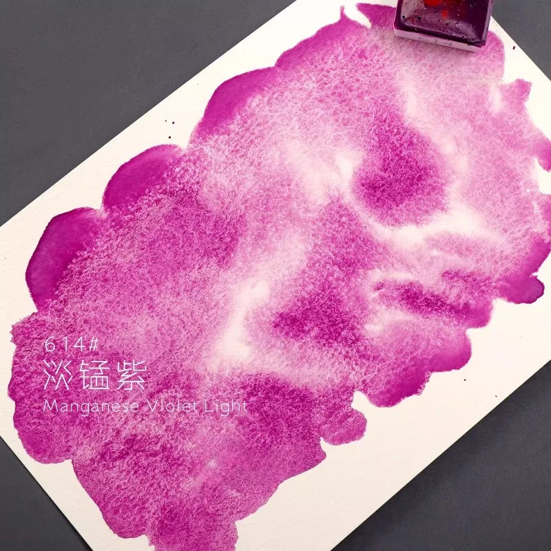 White Nights New Color Master Aquarellfarbe, solide volle Pfanne, orangefarbene Soda-Farbe, geschichtete Farbe, tragbare Malerei, Kunstbedarf