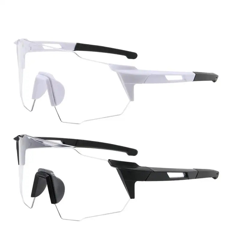 Photochrome Sonnenbrille Polarisierte Fahrradbrille Sportsonnenbrille UV400-Schutz Sportbrille Klare Fahrbrille für