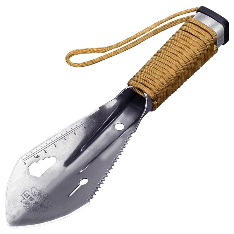 Multifunktionale Garten Schaufel Sägezahn Hex Wrench Graben Kelle Messer Speer Garten Bonsai Spaten Werkzeug Überleben Military Schaufel