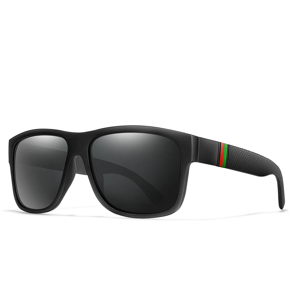 Klassische Männer Platz Polarisierte Angeln Sonnenbrille Im Freien Fahren Radfahren Laufen Brille Vintage Großen Rahmen UV400