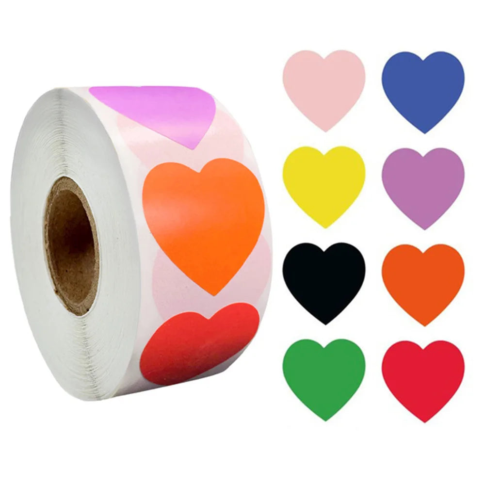 500 teile/rolle 1 zoll Kraft Papier Aufkleber Runde Leere Etiketten Für Handgemachte Geschenk Tag Papier DIY Umschlag Abdichtung Aufkleber schreibwaren
