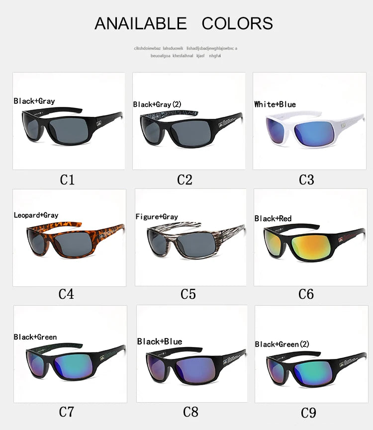 Klassische Quadratische Sonnenbrille Männer Frauen Marke Design Anti-glare Spiegel QS930 Sonnenbrille für Männer Fahren Sport Brille UV400