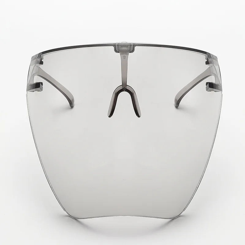 Vollgesichts-Sonnenbrille, Maske für Damen und Herren, schützende Gesichtsschutzbrille, bedeckte kugelförmige Linse, Anti-Spray-Fahrrad-Sonnenbrille