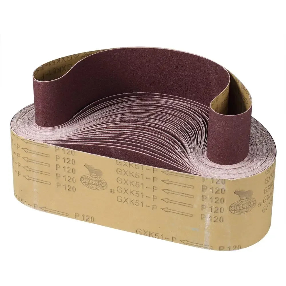 10 Stück 75 x 533 mm Schleifbänder grob bis fein Schleifband Schleifzubehör für Sander Power Rotary Tools