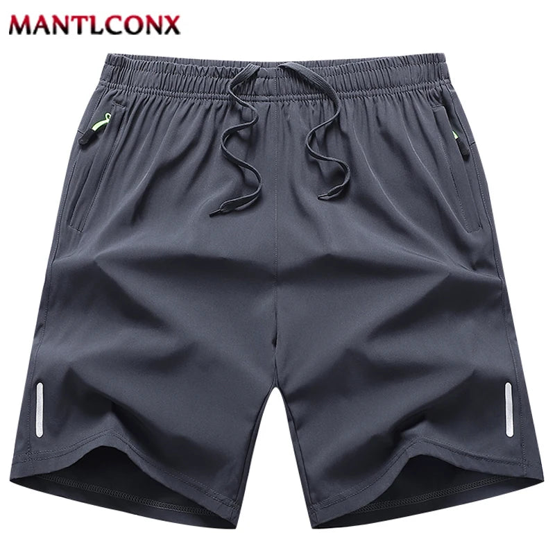 Sommer Herren Shorts Coole Sportbekleidung Laufshorts Lässige Hosen Fitnessstudio Training Jogging Kurze Hosen Herren Schwarz Grau