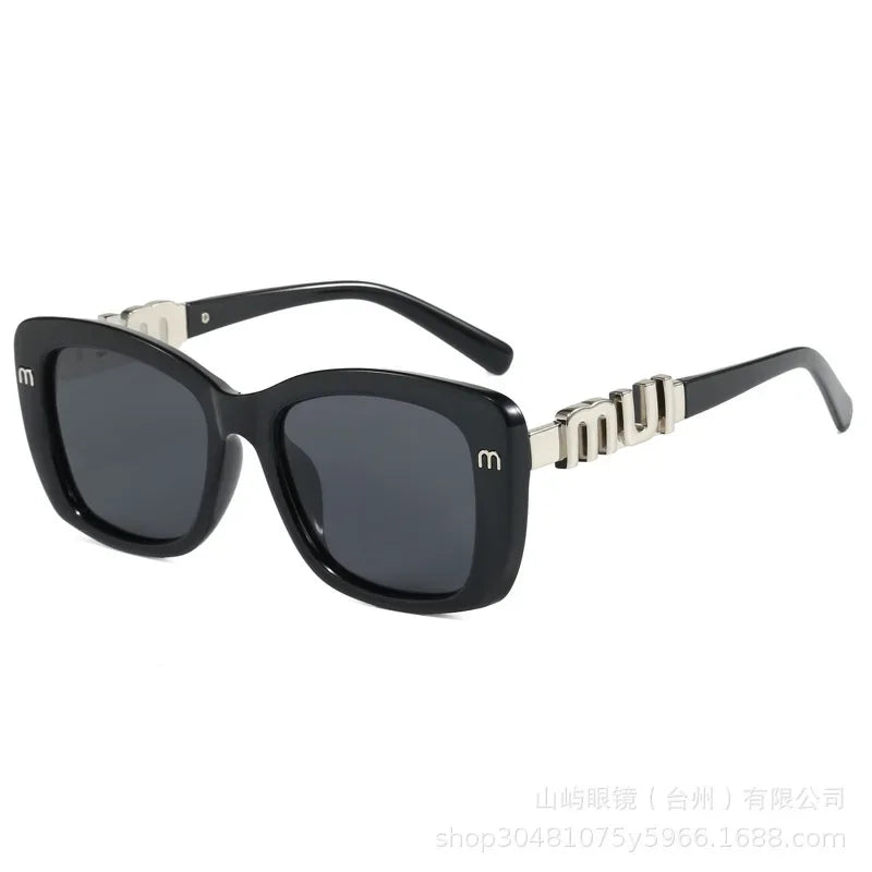 Ins Große Quadratische Polarisierte Sonnenbrille 2025, Neue Mode Frauen Männer High-end-Buchstaben Sonnenbrille Damen Trendy Gafas De Sol UV400