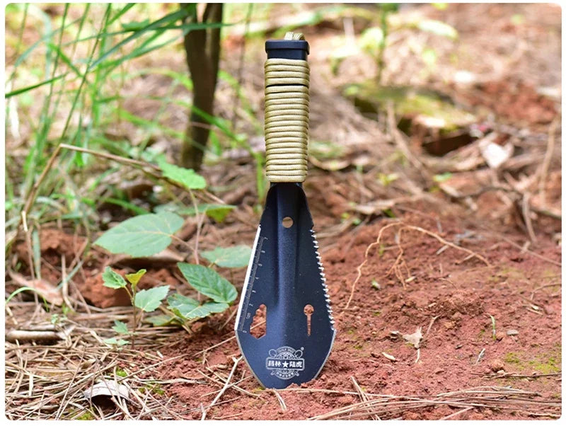 Multifunktionale Garten Schaufel Sägezahn Hex Wrench Graben Kelle Messer Speer Garten Bonsai Spaten Werkzeug Überleben Military Schaufel