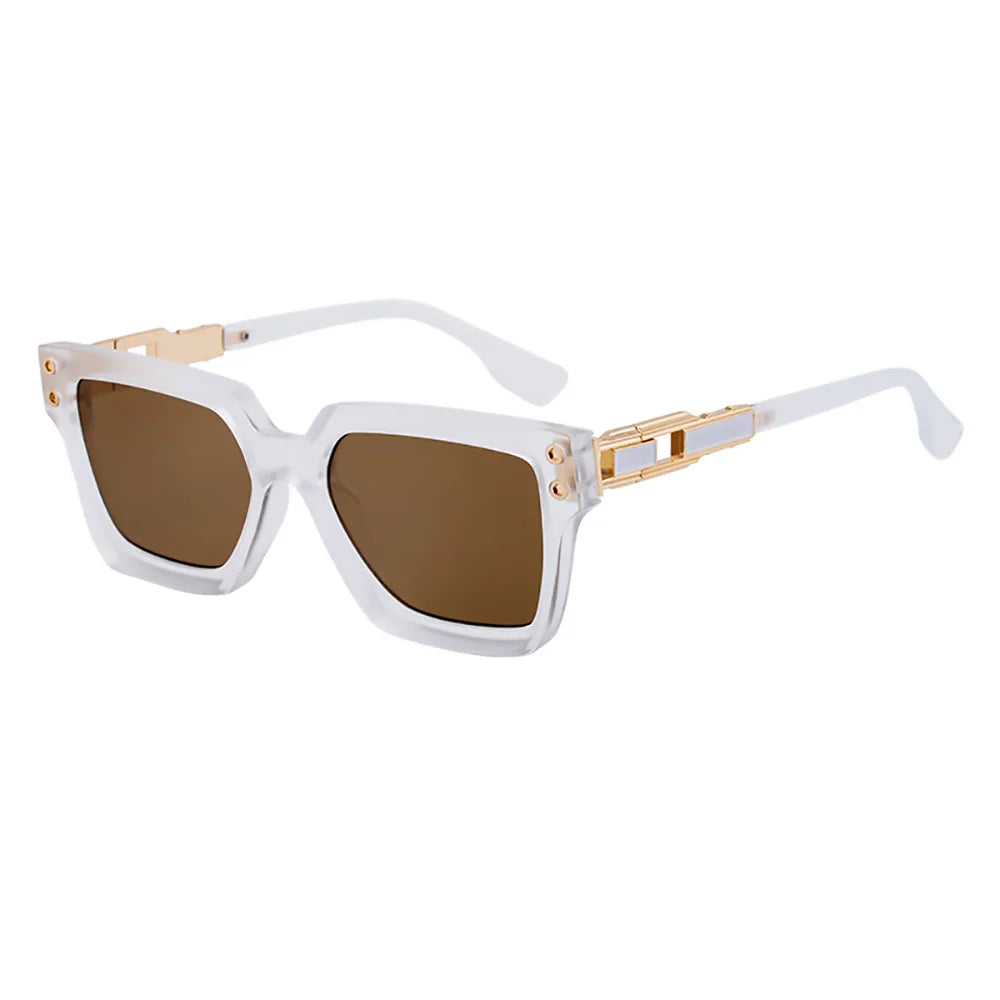 Luxus Vintage 2025 Design Quadratische Sonnenbrille Für Männer Mode Übergroßen Anti-Reflektierende UV400 Driving Shades Frauen Brillen
