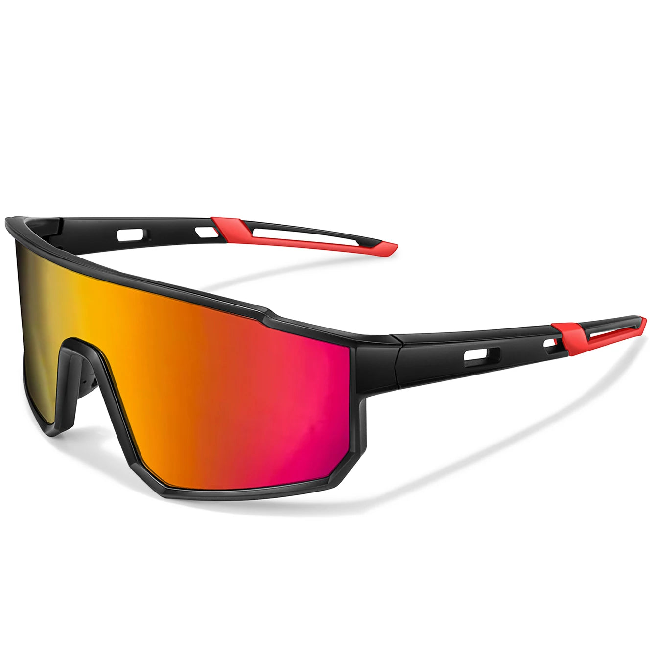 Trendige Angel-Sonnenbrille für Damen und Herren, lässige, winddichte Brille mit UV-Schutz für Outdoor-Sportarten, Laufen, Radfahren