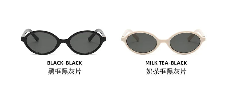 Ins 2025 Luxus Designer UV400 Sonnenbrille Frauen Männer Neue Trendy Oval Sonnenbrille Damen Vintage Kleine Runde Gafas De Sol