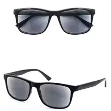 Lesesonnenbrille für Damen und Herren, quadratisch, klassischer Rahmen für den Außenbereich, Sonnenbrille, Lesebrille mit Dioptrien-Federscharnier