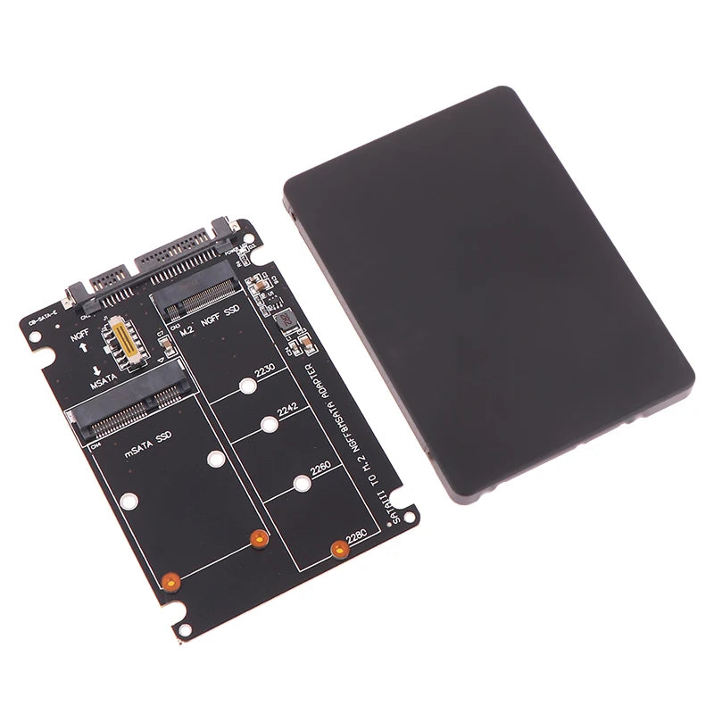 Hochwertige 1-teilige Sata 60 Gbit/s bis m2 ngff sata ssd msata ssd Adapter msata zu sata m.2 ngff zu sata Festplatten adapter platine