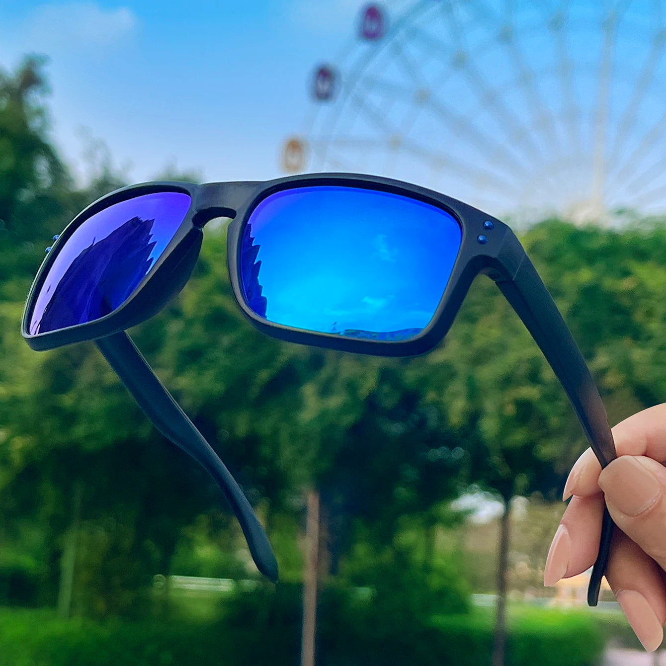 Luxus Platz Vintage Polarisierte Radfahren Sonnenbrille Männer Frauen Mode Reise Fahren Angeln Sonnenbrille Männliche Brillen UV400