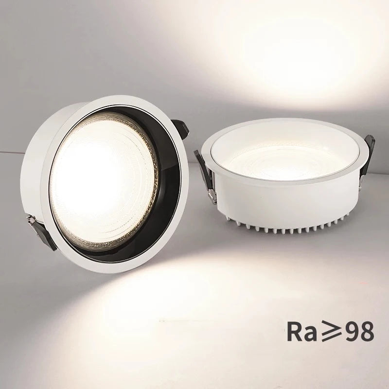 Einbau-Blendschutz-LED-SMD-Downlight, 7 W, 9 W, dimmbar, 85–265 V, Deckenleuchte, Strahler, 12 W, 18 W, für Zuhause, Wohnzimmer, Schlafzimmer