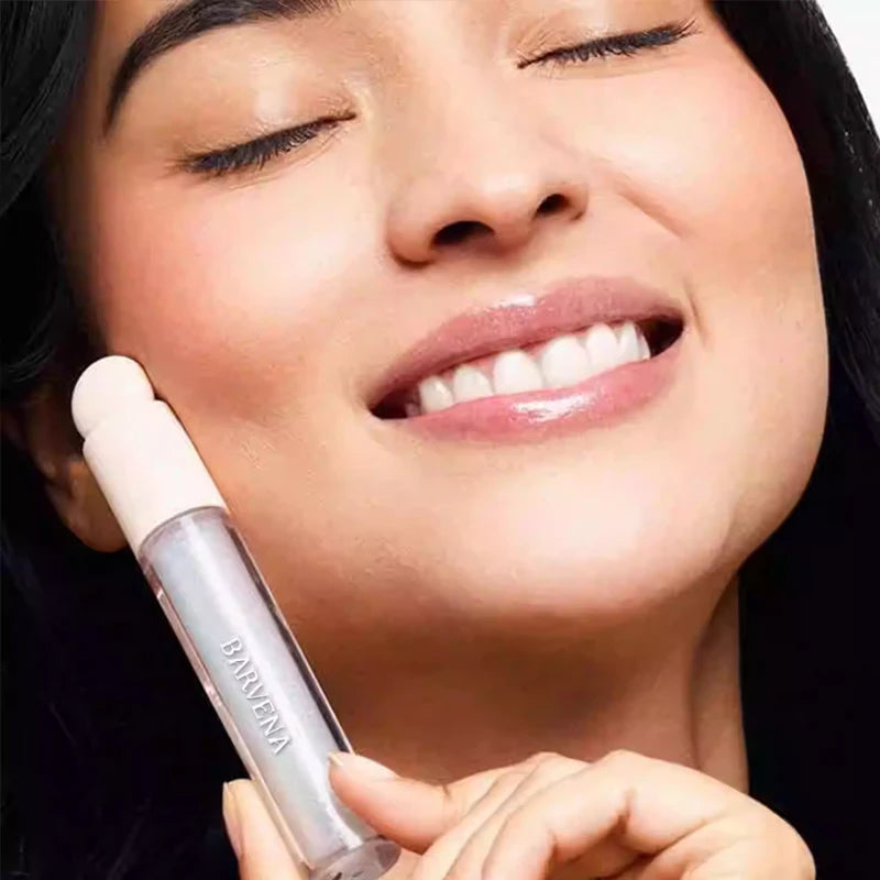 SELTENER SCHÖNHEIT 6-Farben-Beam Fine Blaze Sparkling Lippenstift und glatter Lipgloss Eine natürliche Schönheit, die Ihren Teint akzentuiert