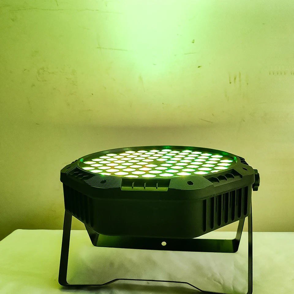 Neue 80 W Upgrade 54 Par Licht LED Bühne Party Lichter flache Par Strobe Dmx512 Steuerung RGB 3In1 Farben für DJ Disco Hochzeit Weihnachten