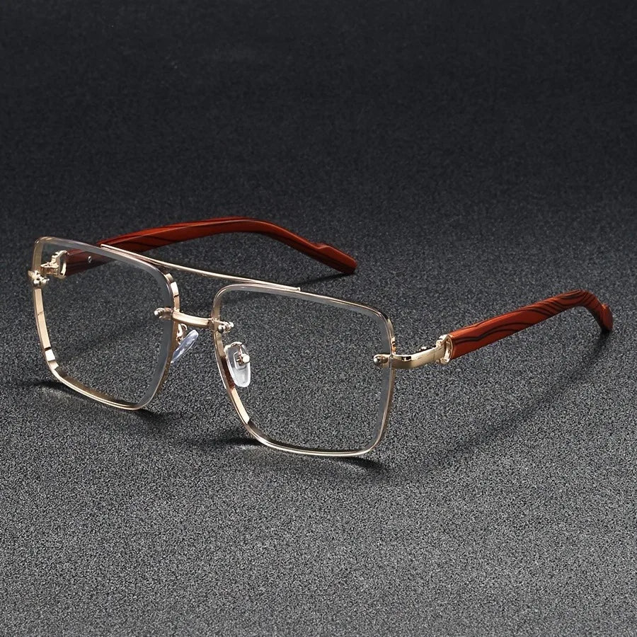 2025 Luxus Quadratische Sonnenbrille Für Männer Neue Holz Vintage Designer Mode Gläser Sonnenbrille Frauen Urlaub Gafas De Sol Hombre