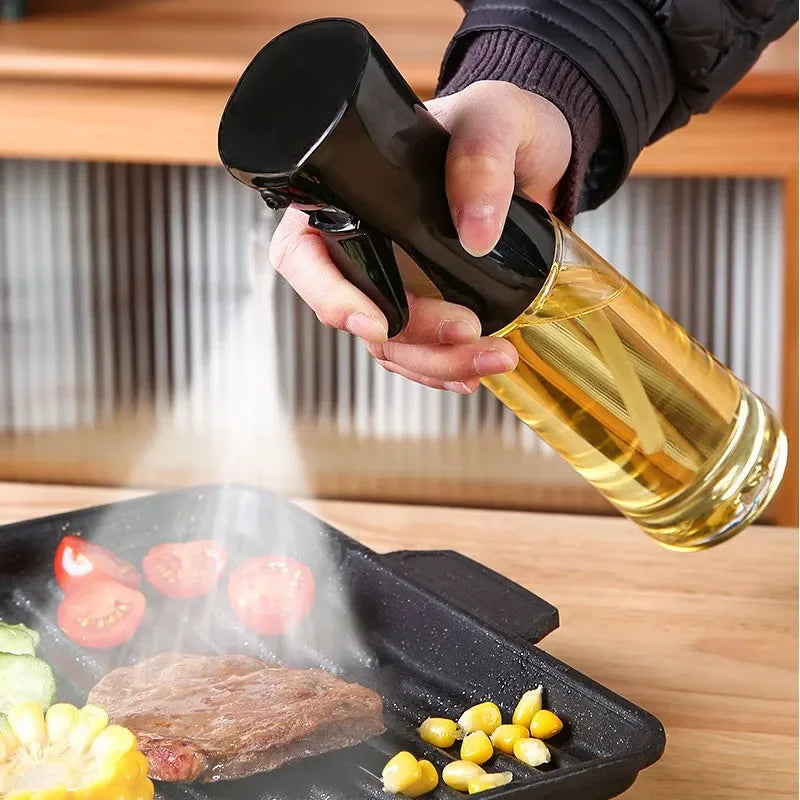 200/300/500 ml Öl Spray Flasche BBQ Kochen Olivenöl Sprayer Kunststoff Backöl Spray Leere Flasche Essig flasche Oder Öl pinsel