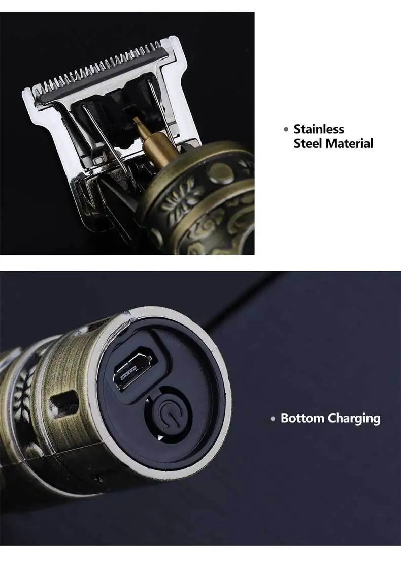 Retro T9 Original Haarschneidemaschine Set Jacken Trimmer Herren Elektrorasierer Male Lence Pro Barber Rasierer für empfindliche Bereiche