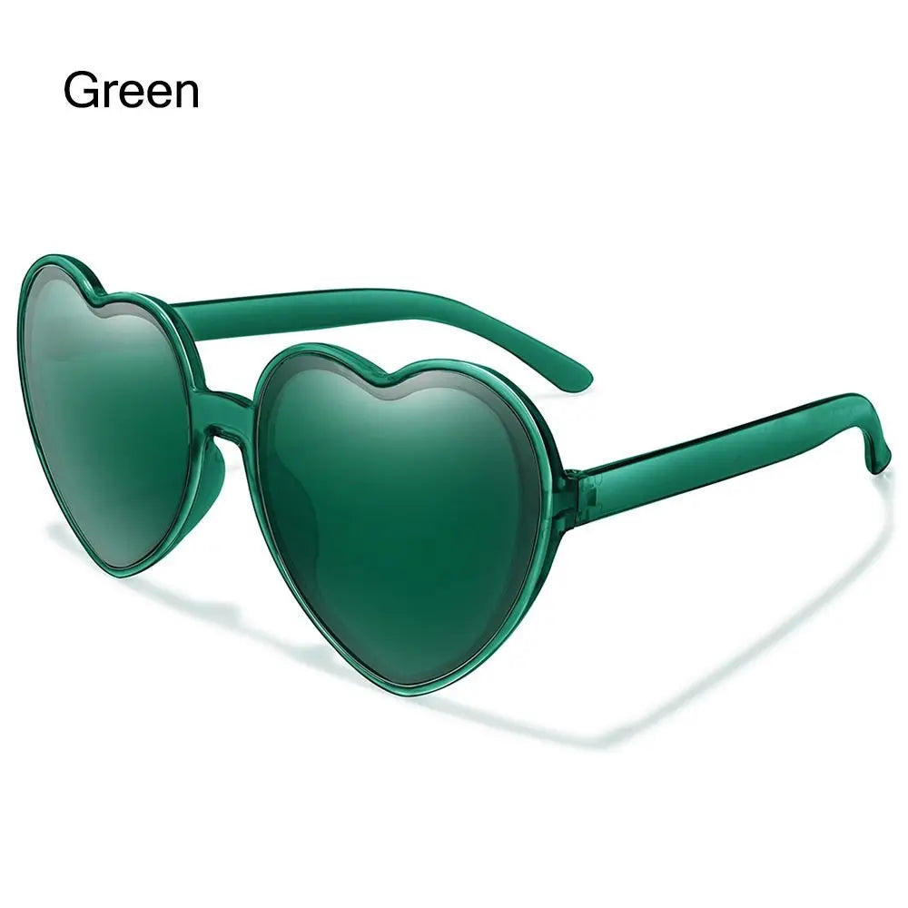 Herz Sonnenbrille für Frauen Männer Randlose Gradienten Sonnenbrille UV400 Weibliche Sommer Shades Luxus Marke Design Damen Brillen 2025