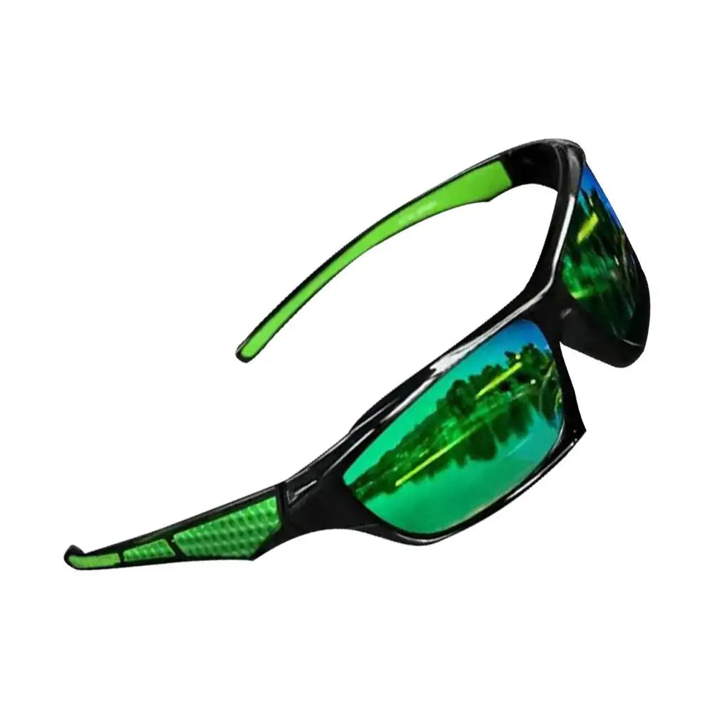 Polarisierte Sonnenbrille für Herren, umfassender Schutz, Sonnenbrille, bequemer, leichter Rahmen, Sportbrille zum Fahren, Angeln