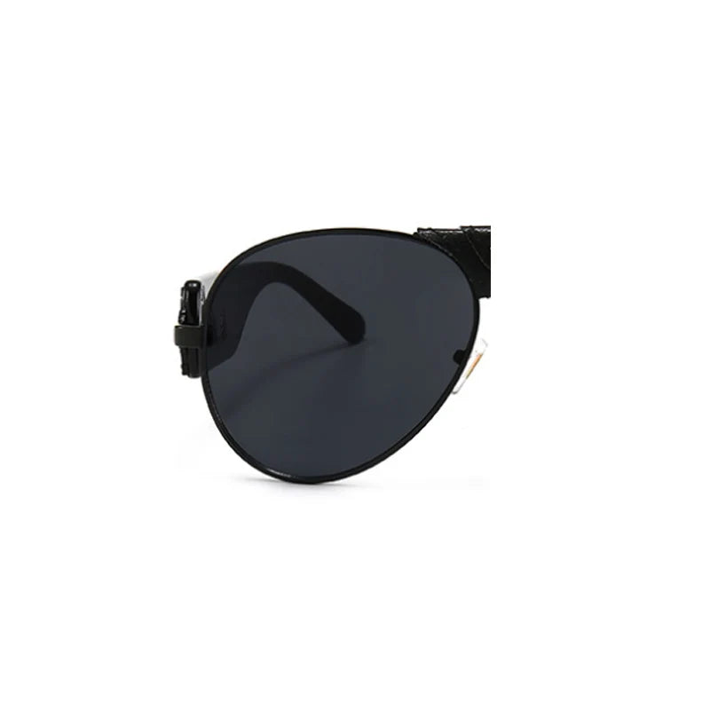 Steampunk Übergroße Männer Klassische Schwarze Sonnenbrille für Frauen Luxus Marke Goggle Sonnenbrille Mann Shades Brillen Oculos UV400 Femin