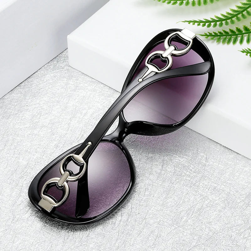 Übergroße Frauen ovale Sonnenbrille Luxusmarke Mode Sonnenbrille Sommer Outdoor Freizeit Rechteck Brillen uv400 gafas de sol