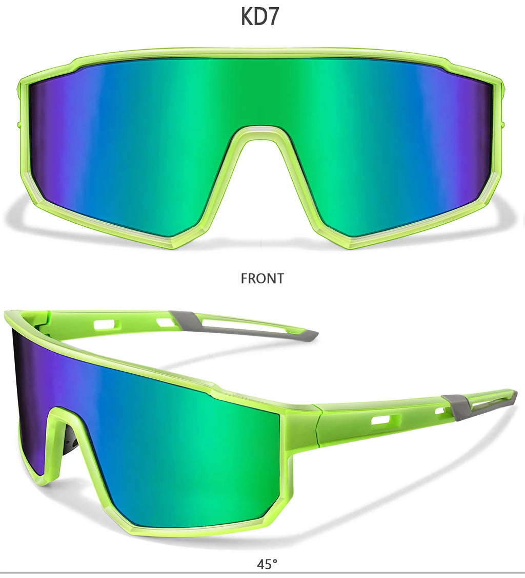 Trendige Angel-Sonnenbrille für Damen und Herren, lässige, winddichte Brille mit UV-Schutz für Outdoor-Sportarten, Laufen, Radfahren