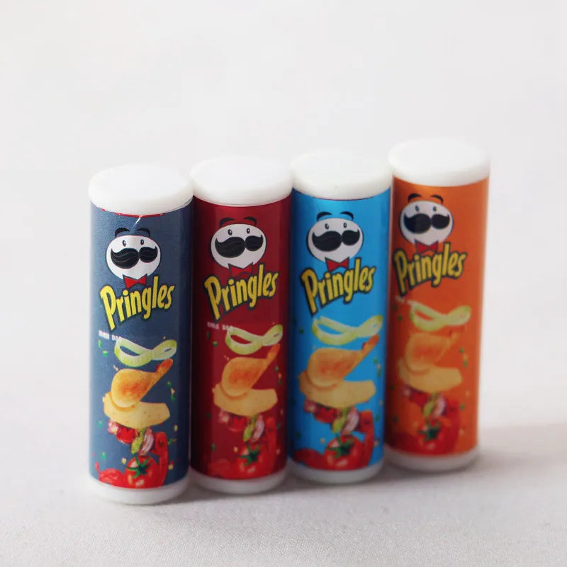 Neues Miniatur-Puppenhaus im Maßstab 1:6, Snack, Kartoffelchips, Lebensmittel für Barbies, Puppenhaus, Rollenspiel, Küchenspielzeug