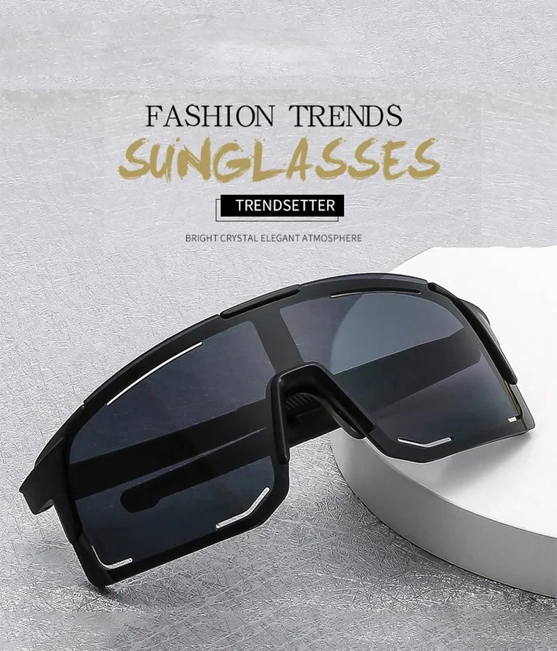 Riesige Sonnenbrille zum Radfahren und Angeln in professioneller Qualität – UV-Schutz, blendfrei, stoßfest, Outdoor-Sport, Damen und Herren
