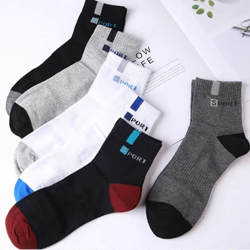 10/5/3pairs Atmungsaktive Con Sport Strümpfe Männer Bambus Faser Herbst und Winter Männer Socken Schweiß Absorption Deodorant business Sox