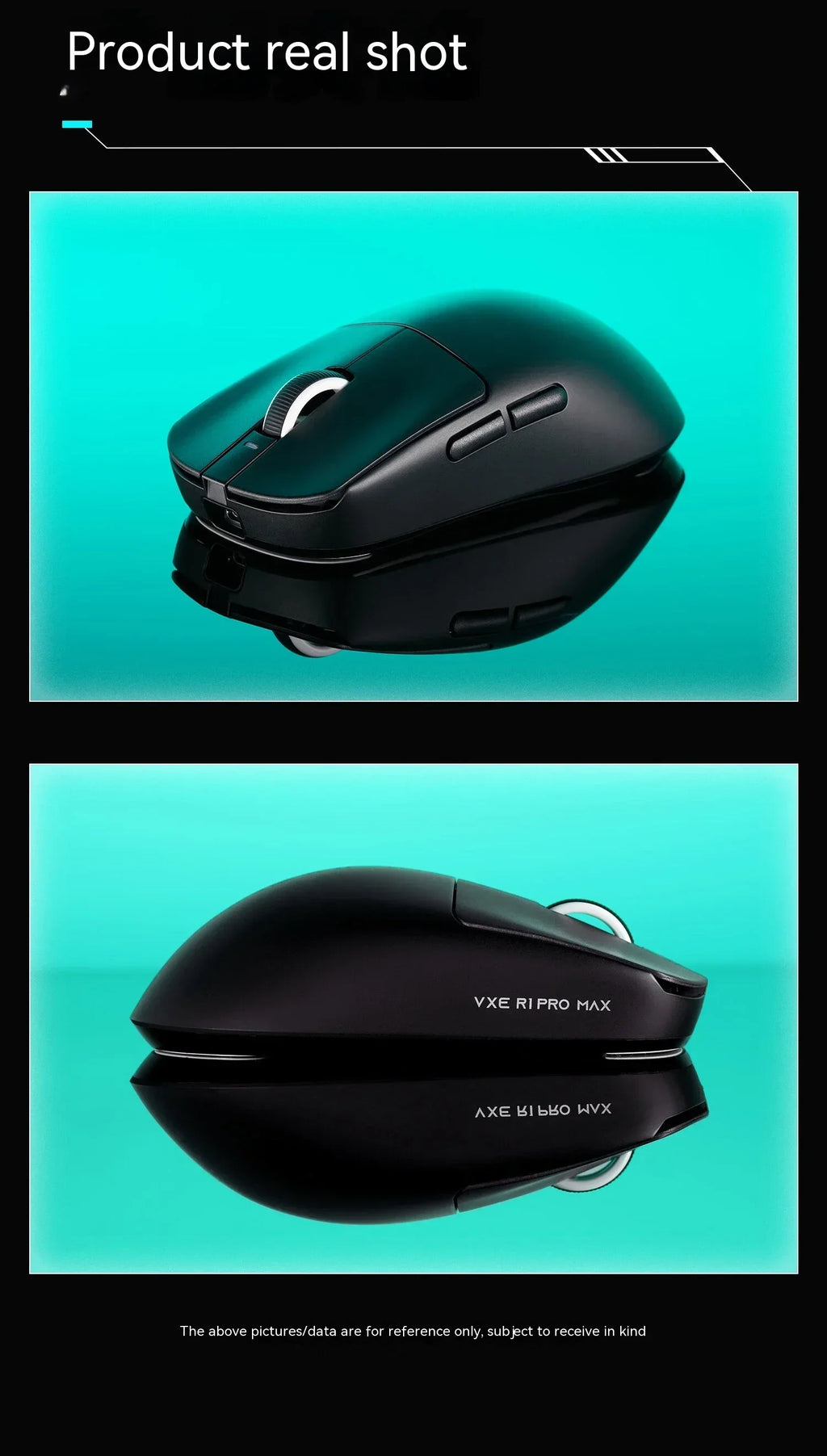 ATK Vxe Dragonfly R1 Maus Schwarz Weiß R1 Se Pro Maus 4K Empfänger Leichte PC Drahtlose Bluetooth Spiel E-sport Zubehör