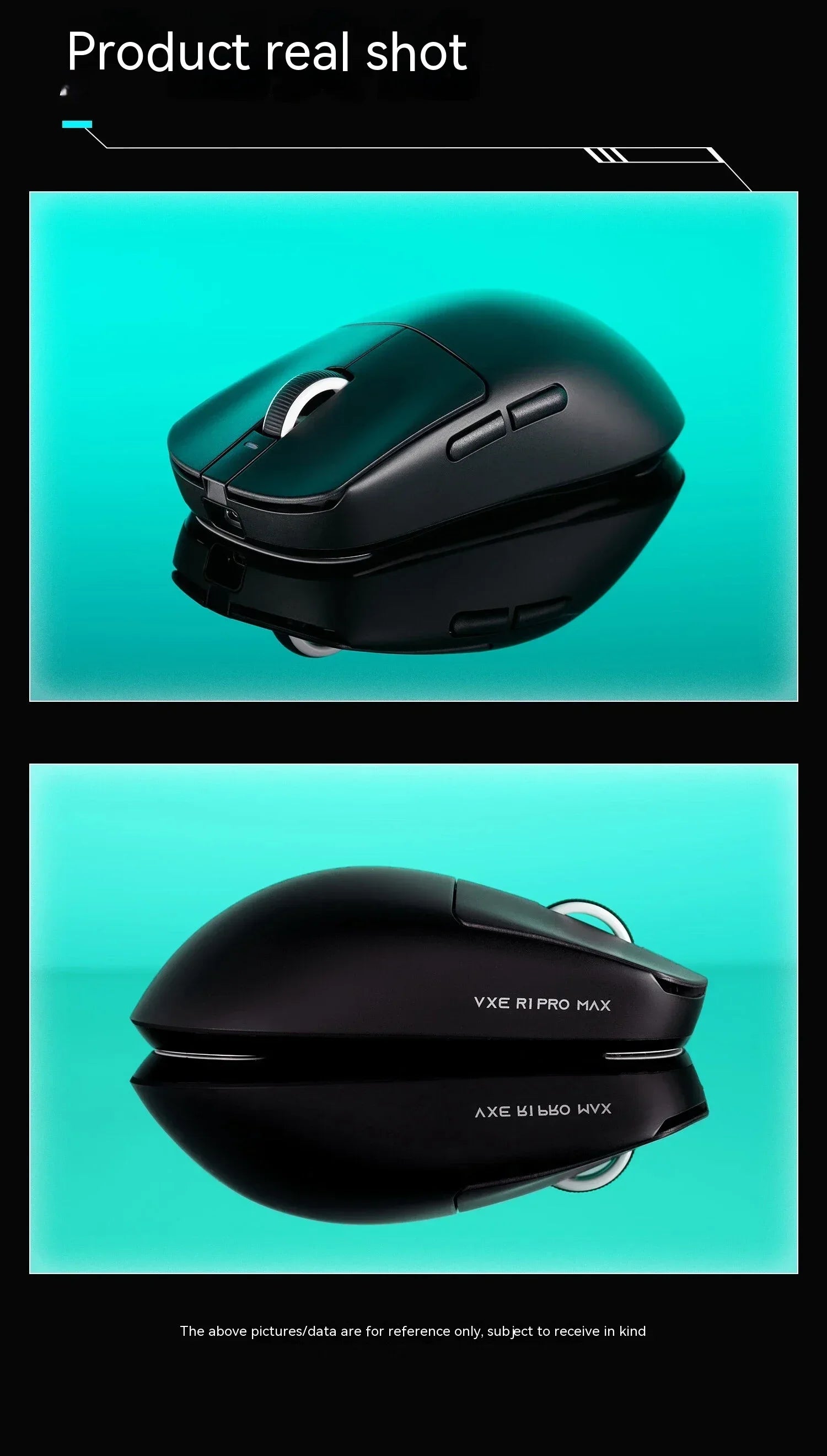 ATK Vxe Dragonfly R1 Maus Schwarz Weiß R1 Se Pro Maus 4K Empfänger Leichte PC Drahtlose Bluetooth Spiel E-sport Zubehör