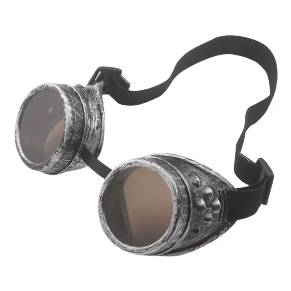 Steampunk-Stil Sonnenbrille Vintage-Stil Brille Schweißen Punk Brille Cosplay Marke Designer Party Dekoration
