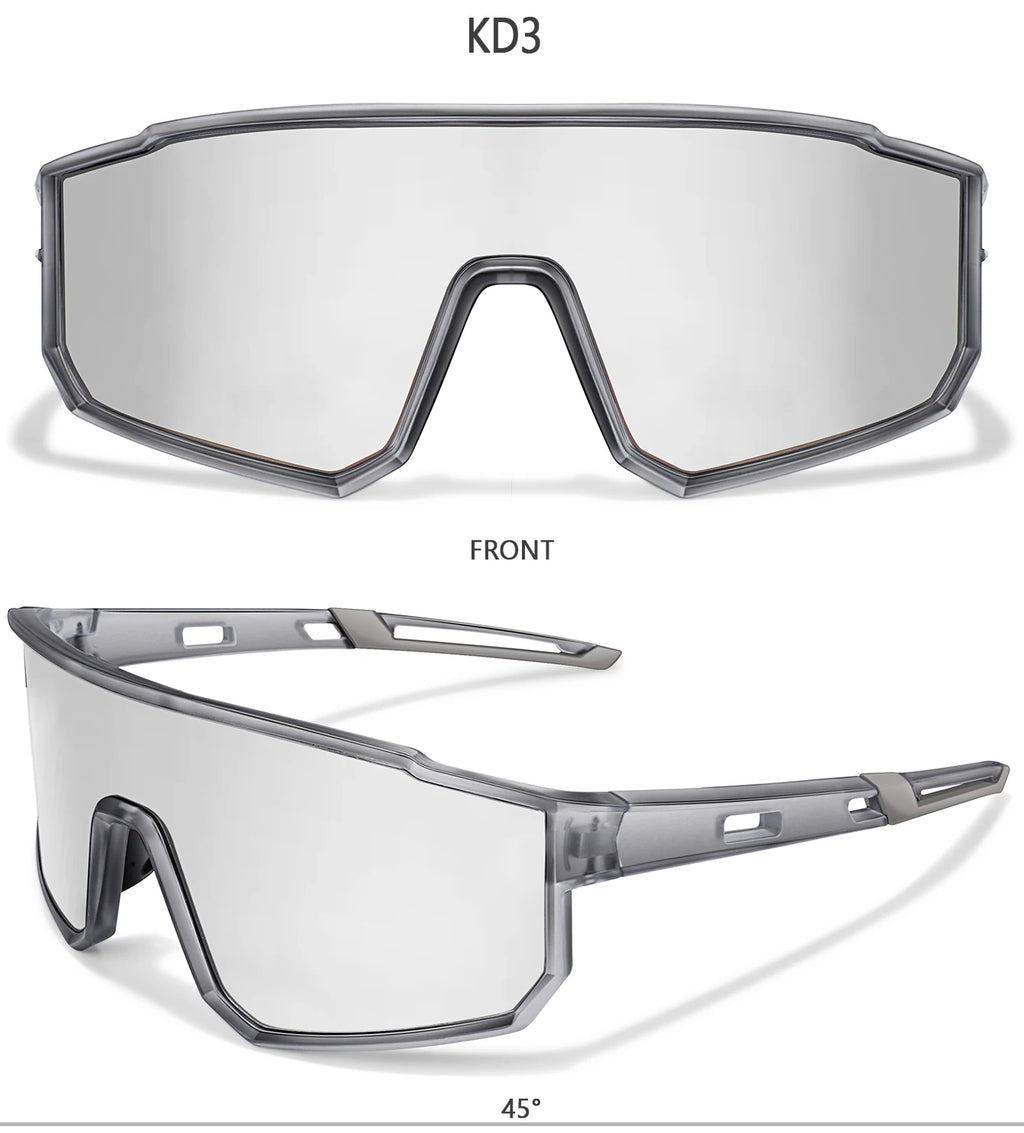 Trendige Angel-Sonnenbrille für Damen und Herren, lässige, winddichte Brille mit UV-Schutz für Outdoor-Sportarten, Laufen, Radfahren