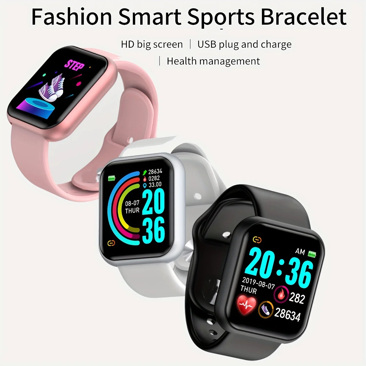 Smart Uhr Für Frauen Männer Armbanduhr Bluetooth Verbunden Telefon Player Musik Fitness Sport Armband Schlaf Monitor Digitale Uhren