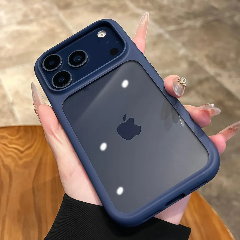 Intelligente Kamera-Touch-Taste, kristallklare Handyhülle für iPhone 17 Pro Max 17 Pro 17 Air, transparente, stoßfeste Abdeckung