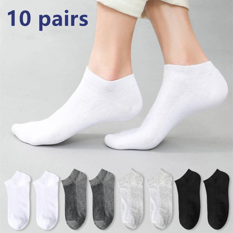 10/5/3pairs Atmungsaktive Con Sport Strümpfe Männer Bambus Faser Herbst und Winter Männer Socken Schweiß Absorption Deodorant business Sox