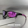 Polarisierte Sport-Sonnenbrille für Männer und Frauen, Laufen, Angeln, TAC-Linse, blendfrei, weiches Silikon, rutschfeste Bügel, Outdoor-Brille, UV