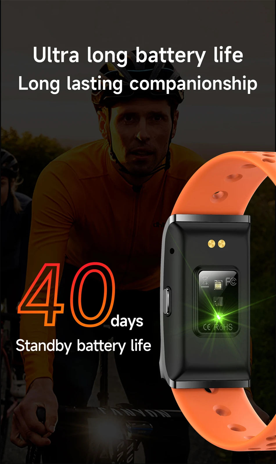 LIGE Smart Uhr Herzfrequenz Blutdruck Monitor Schrittzähler Sport Fitness Tracker Elektronische Armband Männer Frauen Smartwatch Mann