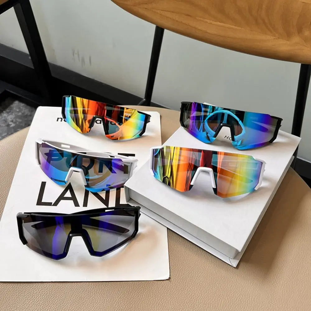 UV Sandproof Radfahren Sonnenbrille Klare Anti Strahlung Objektiv Outdoor Sport Brille Schutz Übergroße Winddichte Gläser