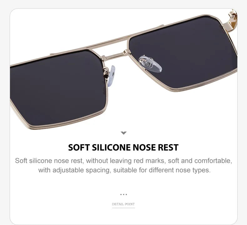 2023 quadratische Sonnenbrille für Männer Luxus Sonnenbrille Frauen trend ige Vintage Mode Brille Sonne Gafas de Sol Hombre Lünette Soleil Femme