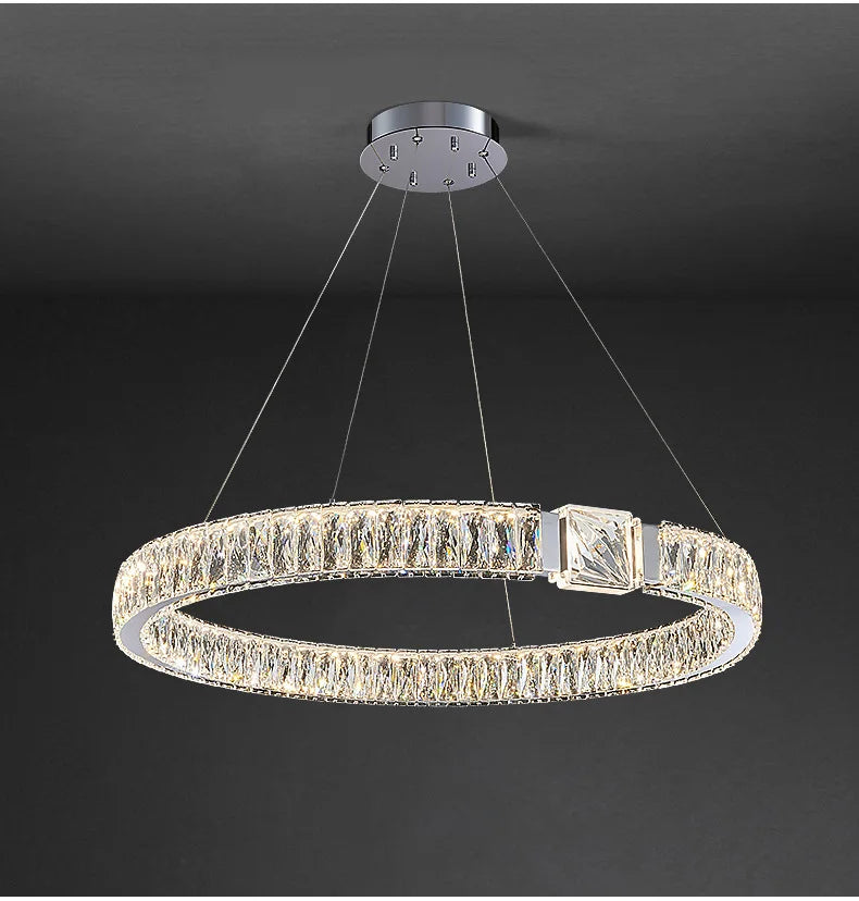 Moderne Luxus LED Kristall Kronleuchter Home Villa Beleuchtung Wohnzimmer Esszimmer Dekoration Decke Pendel leuchten Innen leuchten